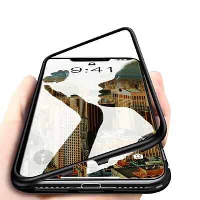Premium iPhone 11, stødabsorberende magnetskaller med glas C4U®