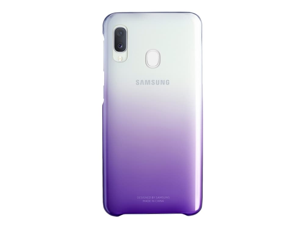 Samsung Gradation Cover EF-AA202 - Baksidedeksel for mobiltelefon - fiolett - for Galaxy A20e