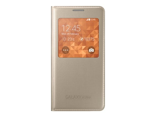 Samsung EF-CG850B, Utbytbara fodral, Samsung, Galaxy Alpha, Guld