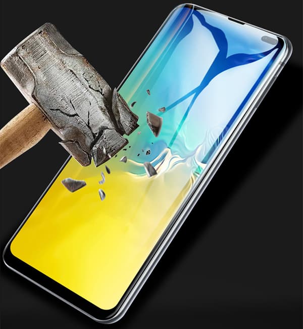 Heltäckande härdat glas / skärmskydd till Samsung Galaxy A50