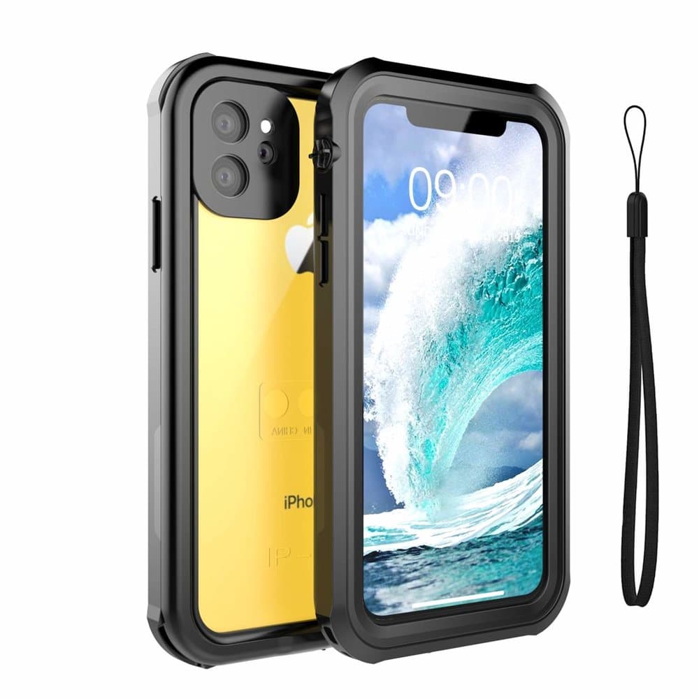 iPhone 11 støtsikkert og vanntett deksel - svart / grå