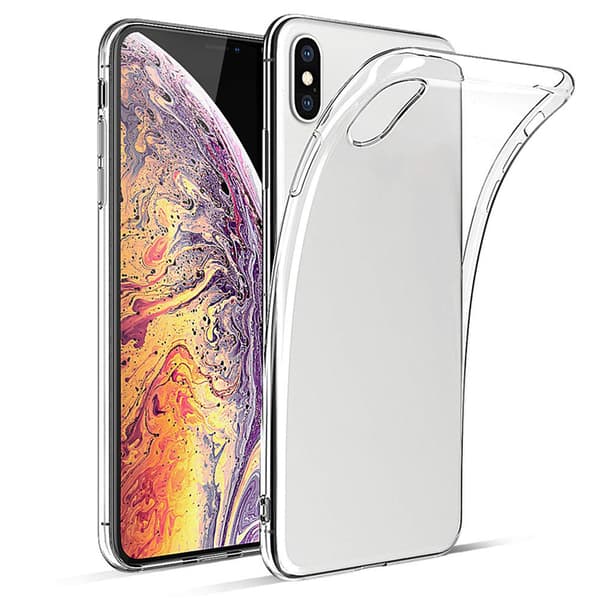 iPhone X/XS skal - slimmat genomskinligt