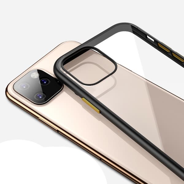 iPhone 11 Pro Bumperskal, Genomskinlig Baksida