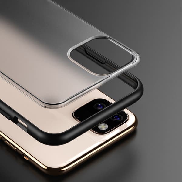 iPhone 11 Pro Bumperskal, Genomskinlig Baksida