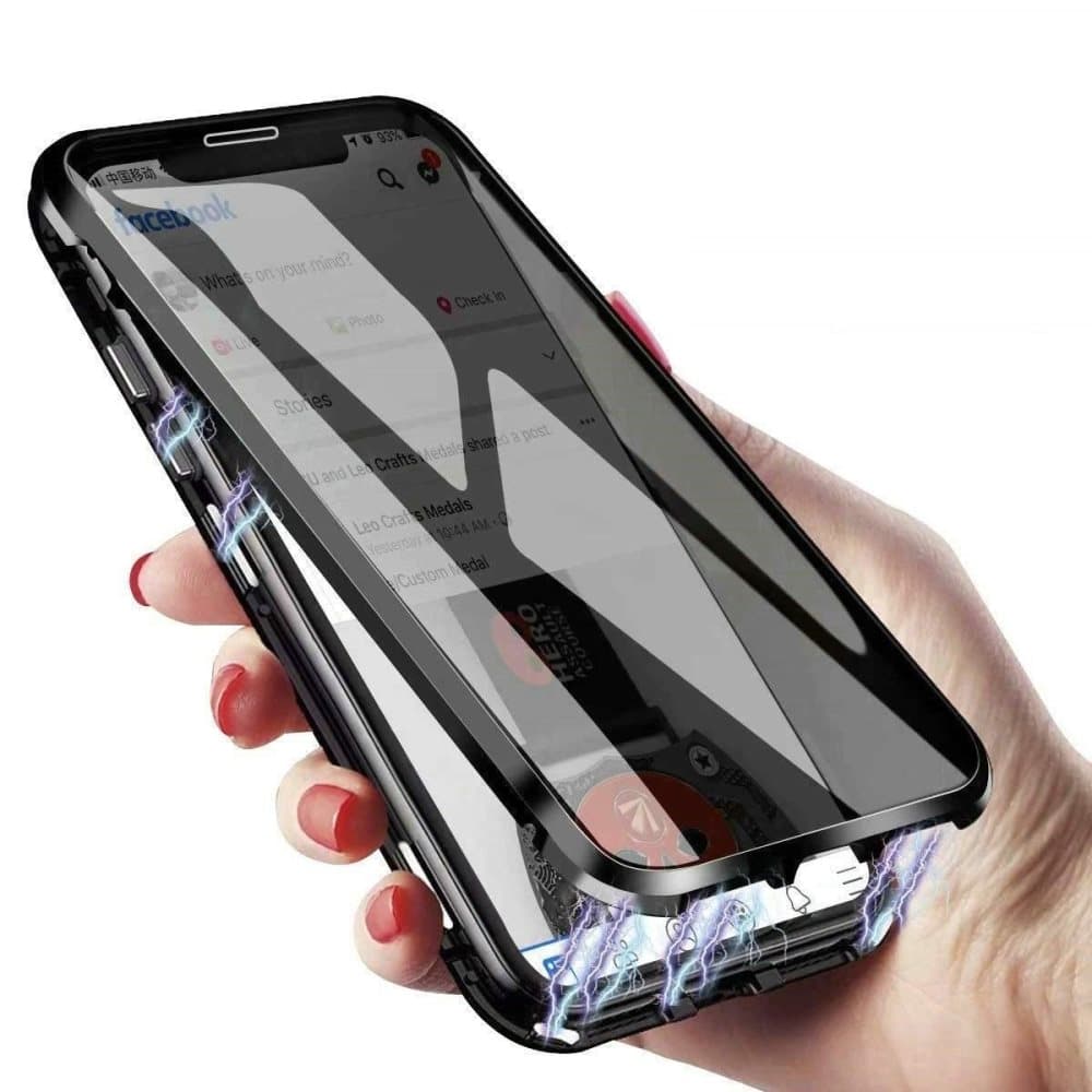 Magnetisk skall til Samsung Galaxy S10 Plus - svart