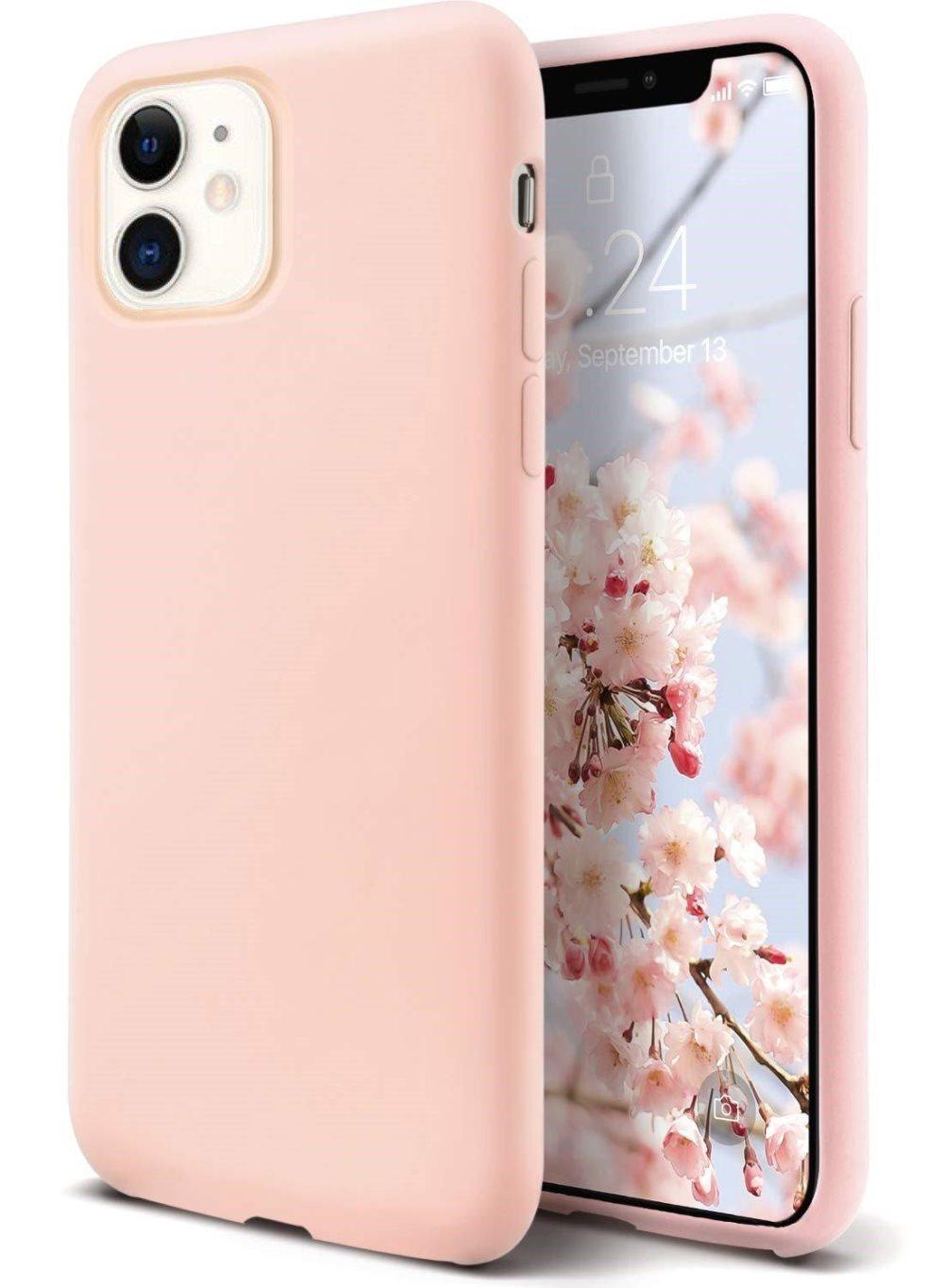 Liquid Silicone skal iPhone 11 - ljusrosa
