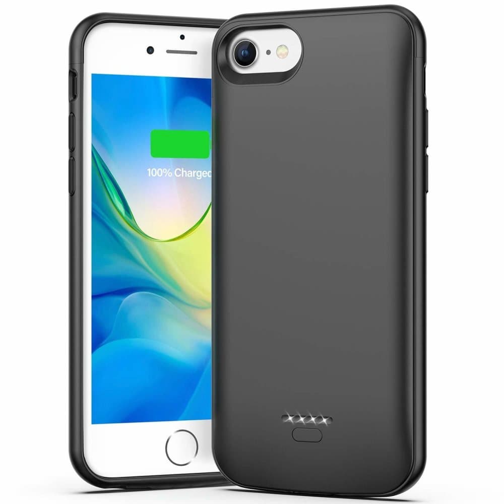 Backup batteriskal 5500 mAh iPhone 6P/6SP/7P/8 Plus - svart
