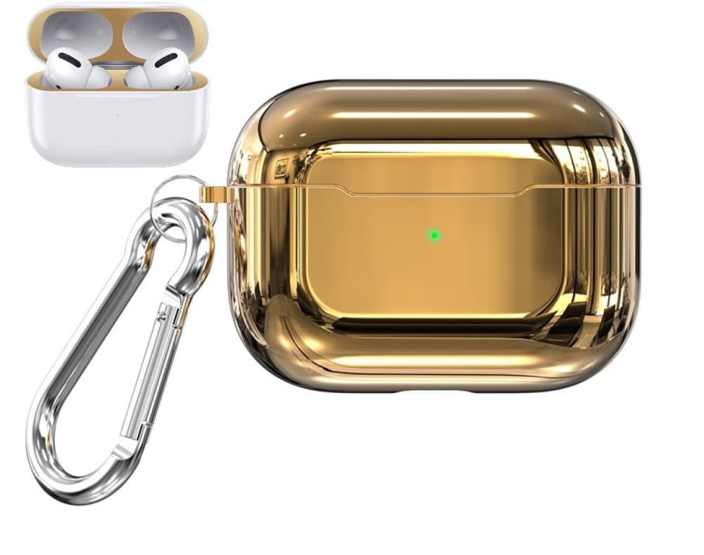 Chrome Edition 2 i 1 beskyttelsesetui til AirPods Pro - C4U®