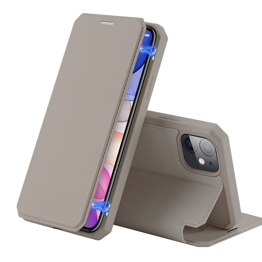 iPhone 11 Pro MAX - Dux Skin X Bookcase Fodralplånbok - Guld
