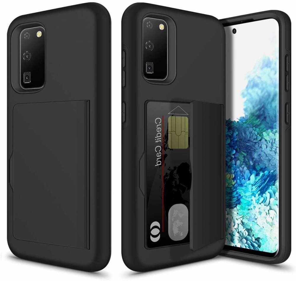 Samsung Galaxy S20 Ultra Stødabsorberende skal med kortholder