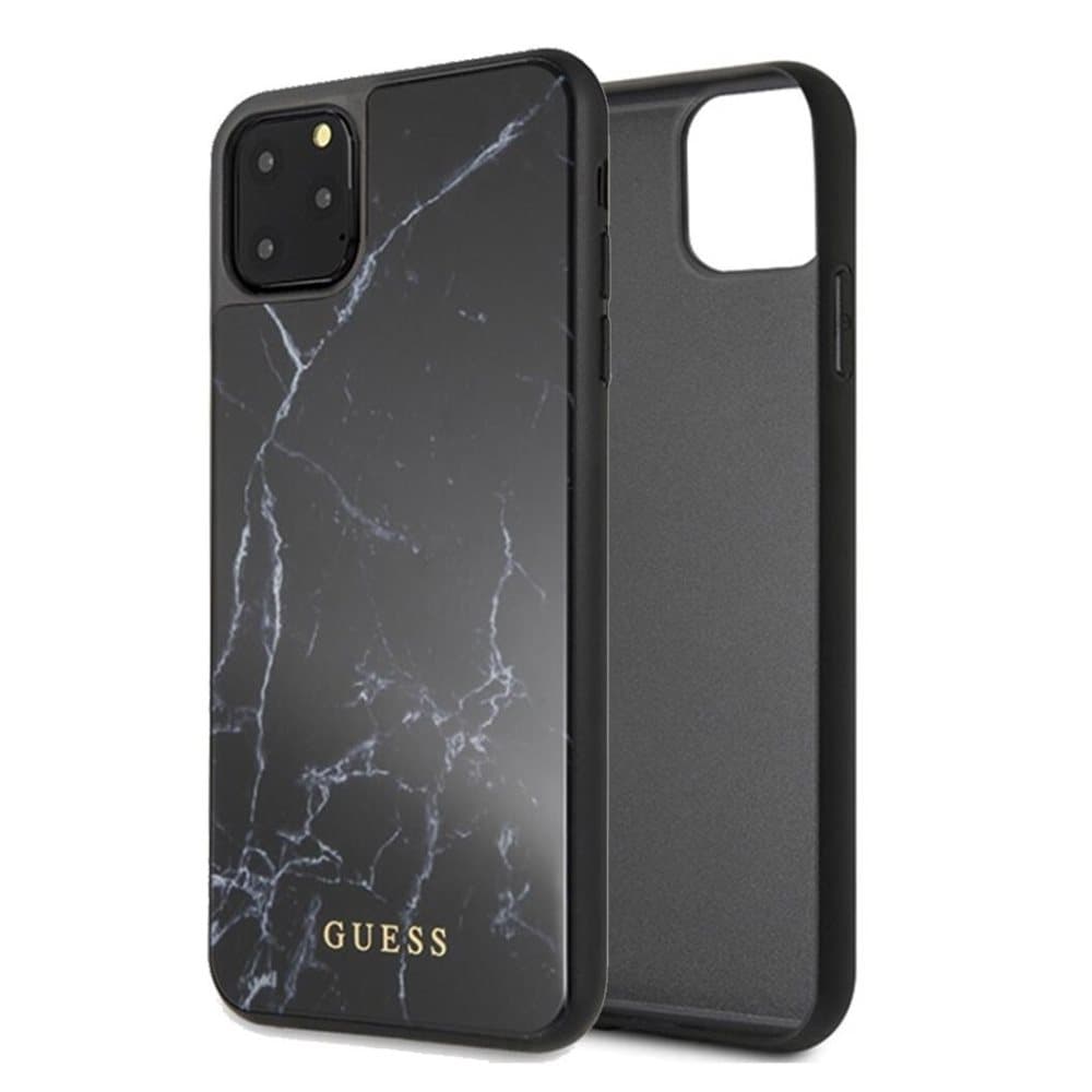 GUESS iPhone 11 Pro Max - Svart Hård Skal - Marble