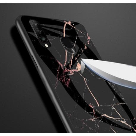 Xiaomi Mi A2 Marble Shell 9H Tempered Glass Back Glassback V2