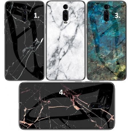 Xiaomi Mi 9T / 9T Pro Marble Shell 9H hærdet glas bagside glas bagside V2