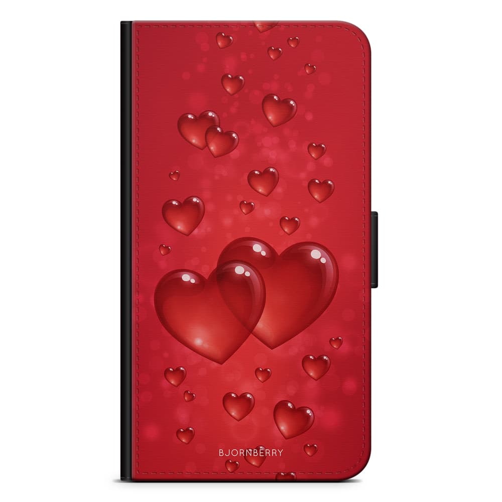 iPhone 8 Plus Plånboksfodral - Hjärtan