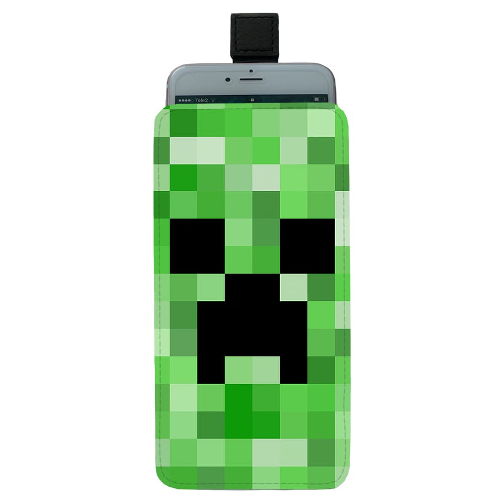 Minecraft Creeper Universal Mobilväska