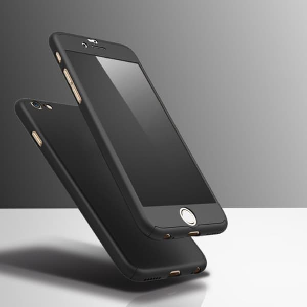 iPhone 7/8 / SE |  Tunt Skal & Tempererat glas