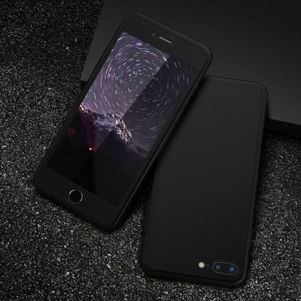 iPhone 7/8 / SE |  Tunt Skal & Tempererat glas