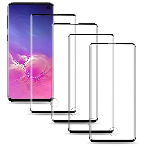 4 st  heltäckande skärmskydd för  Samsung S10 plus