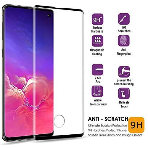 4 st hög kvalitet  heltäckande plexiglas för Samsung s10 plus