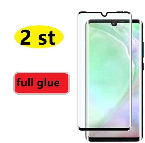 2 st full glue skärmskydd för Huawei p30 pro