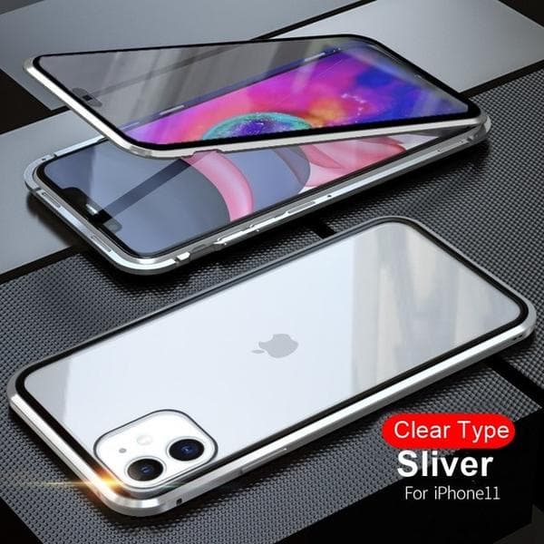 Magneto 360" fodral för iphone Xr svart Silver