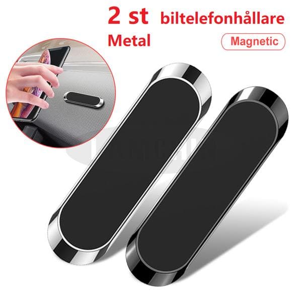 2 st Biltelefonhållare Mini Metal svart