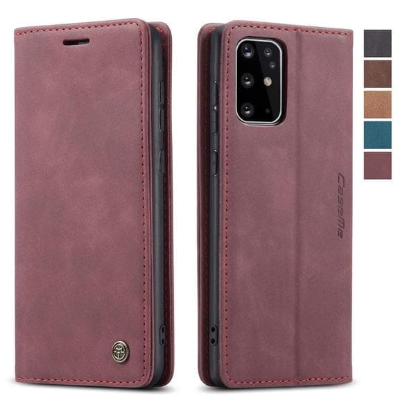 Hög kvalitet plånbok Läderfodral för Samsung S20 svart