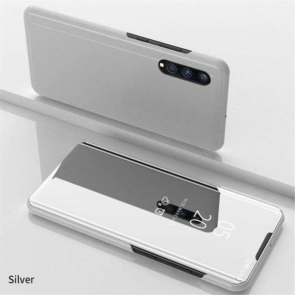 hög  Flipcase för  Samsung A10 svart Silver