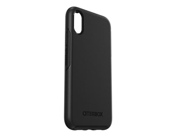 OtterBox Symmetry Series - Baksidedeksel for mobiltelefon - polykarbonat, syntetisk gummi - svart - for Apple iPhone XR