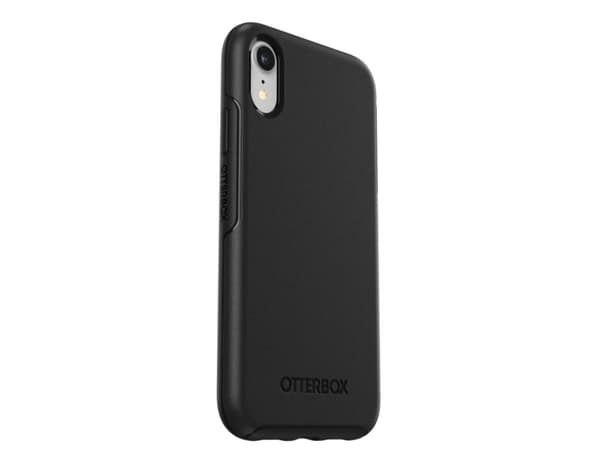 OtterBox Symmetry Series - Baksidedeksel for mobiltelefon - polykarbonat, syntetisk gummi - svart - for Apple iPhone XR