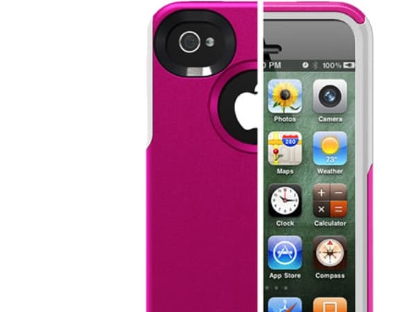 OtterBox Commuter, Etui, Apple, iPhone 4/4S, Rosa, Hvit