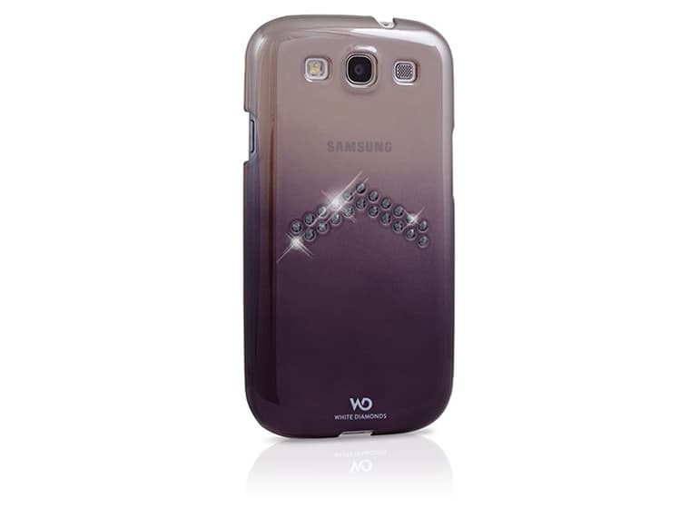 White Diamonds Crystal Case Arrow - Eske for mobiltelefon - svart - for Samsung Galaxy S III