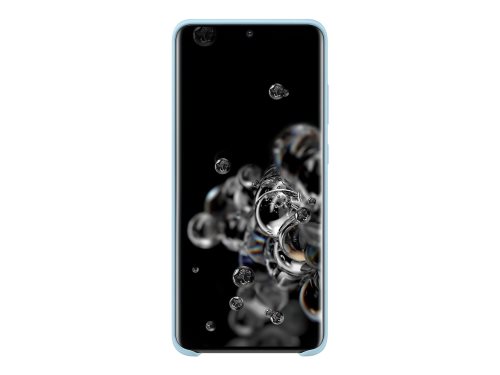 Bild av Samsung Silicone Cover EF-PG988 - Baksidesskydd för mobiltelefon - silikon - himmelsblå - för Galaxy S20 Ultra, S20 Ultra 5G