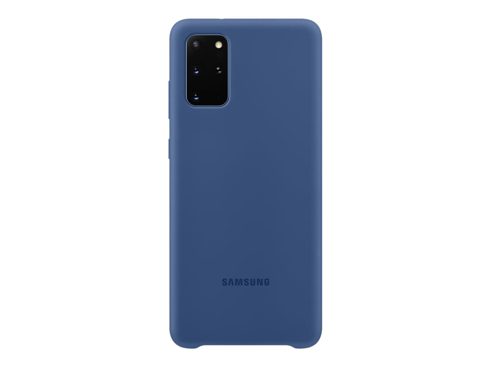 Samsung Silicone Cover EF-PG985 - Baksidedeksel for mobiltelefon - silikon - marineblå - for Galaxy S20+, S20+ 5G