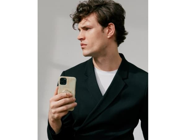 IDEAL OF SWEDEN Fashion Case S/S20 - Baksidedeksel for mobiltelefon - plastikk - sandstormsmarmor - for Apple iPhone 11, XR