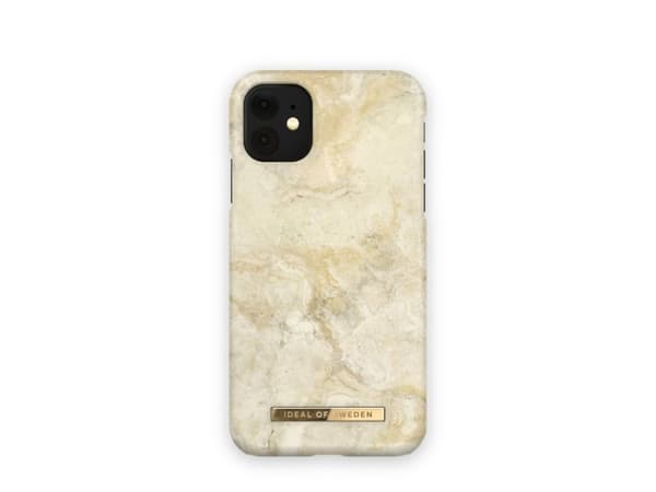 IDEAL OF SWEDEN Fashion Case S/S20 - Baksidedeksel for mobiltelefon - plastikk - sandstormsmarmor - for Apple iPhone 11, XR