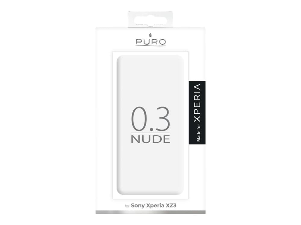 PURO Ultra-Slim "0.3 Nude" - Baksidedeksel for mobiltelefon - gjennomsiktig - for Sony XPERIA XZ3