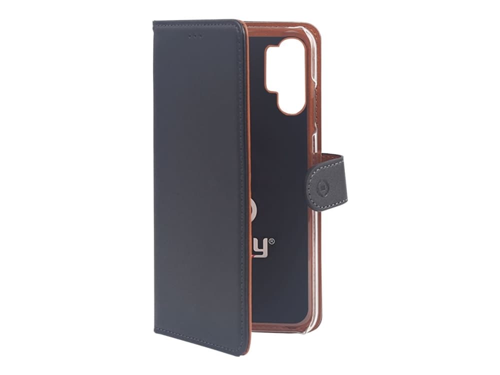 Celly Wally - Lommebok for mobiltelefon - fauxlær - svart - for Samsung Galaxy Note10+