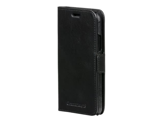dbramante1928 Lynge - Lommebok for mobiltelefon - helnarvet lær - svart - for Apple iPhone X