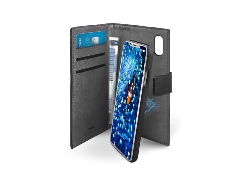 SBS TEBOOKDUOIPXK, Lommebok-etui, Apple, iPhone X, Svart