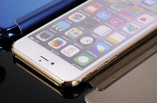 flipcase 2 för iphone 7 guld