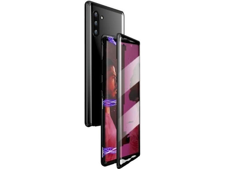 Dr. Fit Magnetic glass case Dr. Double fit for Galaxy Note 10 Black universal