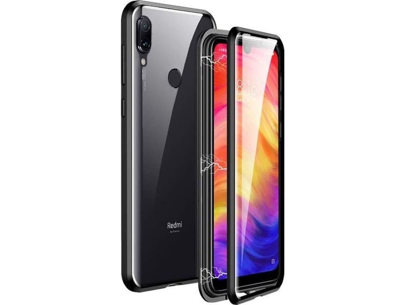 Dr. Fit Magnetic glass case Dr.Fit double-sided for Xiaomi Redmi Note 7 Black universal