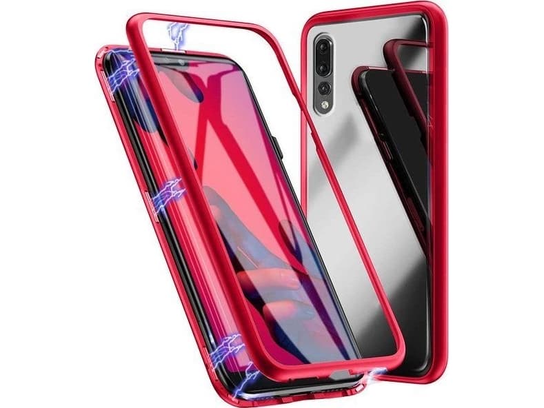 Dr. Fit Magnetic glass case Dr. Double fit Huawei P20 Pro Red universal
