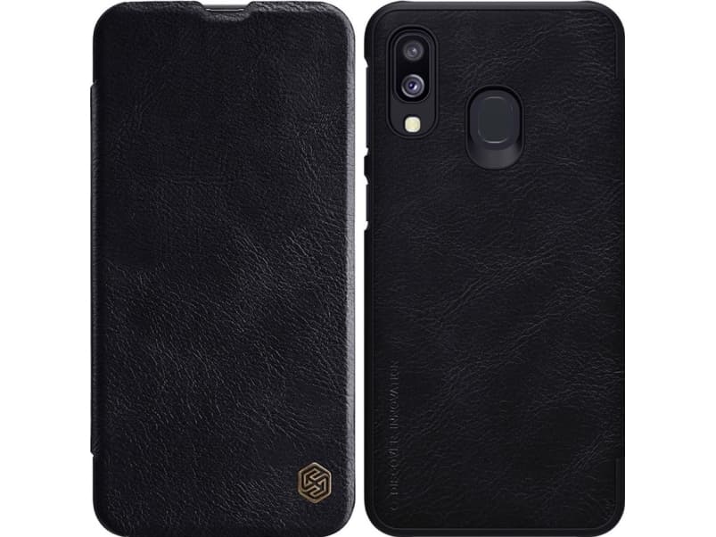 Nillkin Qin Book Pouzdro pro Samsung Galaxy A40 Black