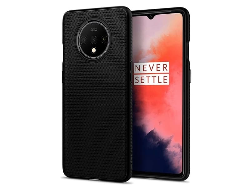Spigen Liquid Air, Omslag, OnePlus, 7T, 16,6 cm (6.55"), Svart