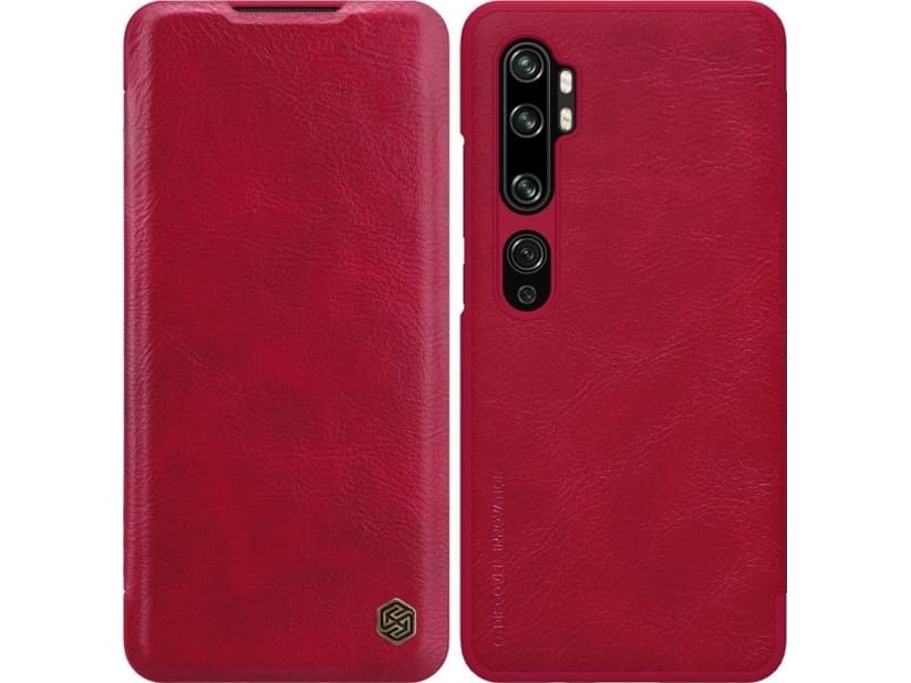 Nillkin Nillkin QIN Xiaomi Mi Note 10 Case - Universal Red