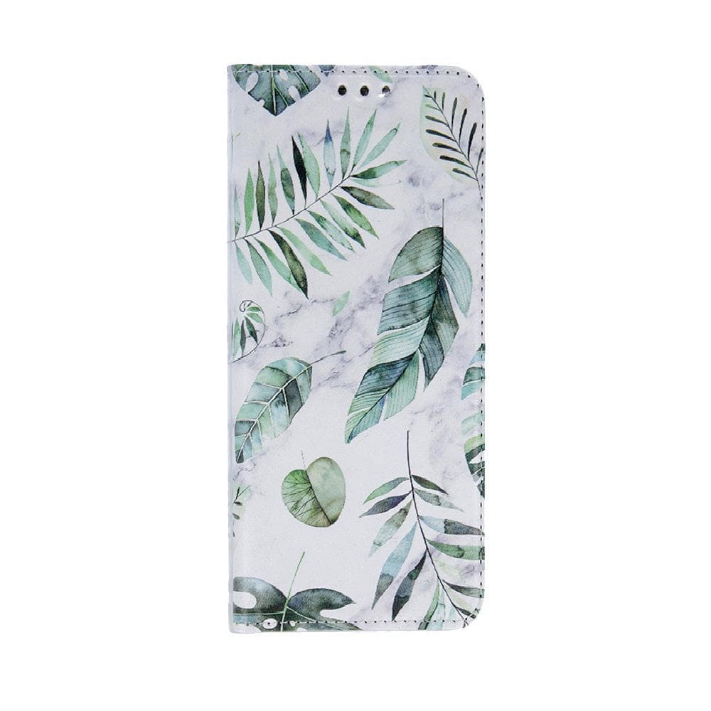 Huawei P Smart (2019) - Smart Trendy Mobilplånbok -Spring Leaves