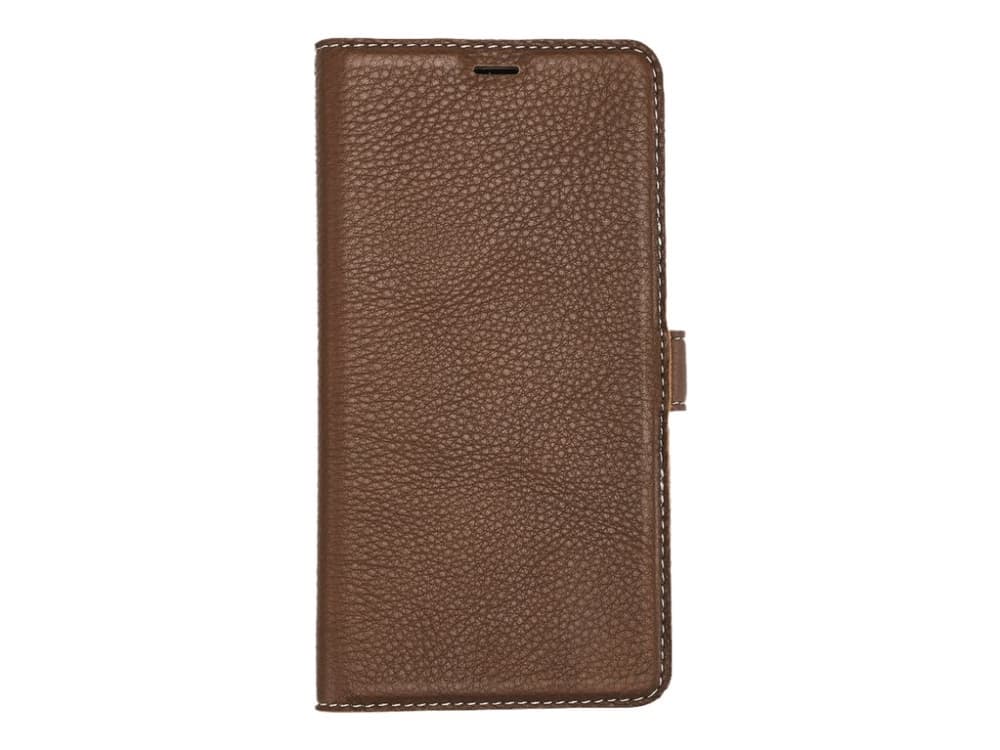 Essentials Wallet Detachable - Lommebok for mobiltelefon - ekte skinn - brun - for Apple iPhone 11 Pro Max