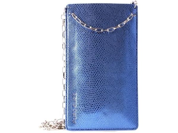 Puro Glam Chain Case Universal gullkjede, blå, størrelse XL